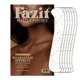 Gold Decolletage Glitter Makeup Patches